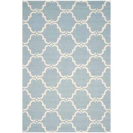 Safavieh Cambridge Hand Tufted Rectangle Rug- Blue - Ivory- 2 x 3 ft. CAM703B-2
